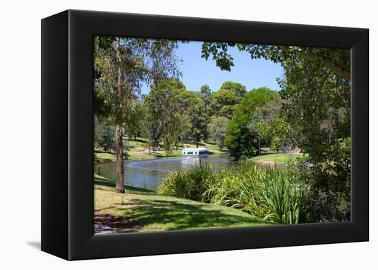 River Torrens and 'Popeye' Boat, Adelaide, South Australia, Oceania-Frank Fell-Framed Premier Image Canvas