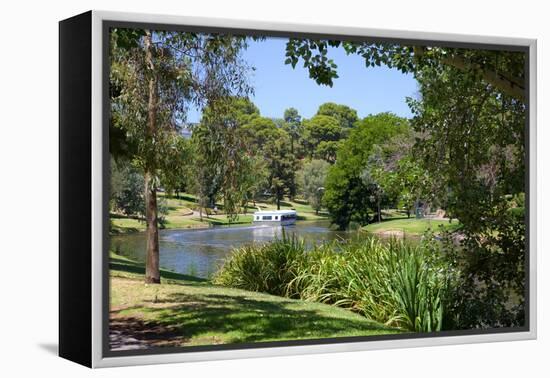 River Torrens and 'Popeye' Boat, Adelaide, South Australia, Oceania-Frank Fell-Framed Premier Image Canvas