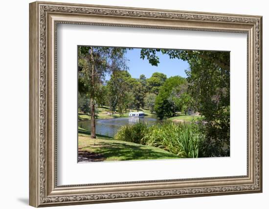 River Torrens and 'Popeye' Boat, Adelaide, South Australia, Oceania-Frank Fell-Framed Photographic Print