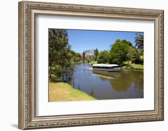 River Torrens and 'Popeye' Boat, Adelaide, South Australia, Oceania-Frank Fell-Framed Photographic Print