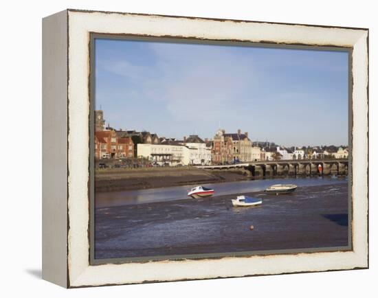 River Torridge, Bideford, Devon, England, United Kingdom, Europe-David Hughes-Framed Premier Image Canvas