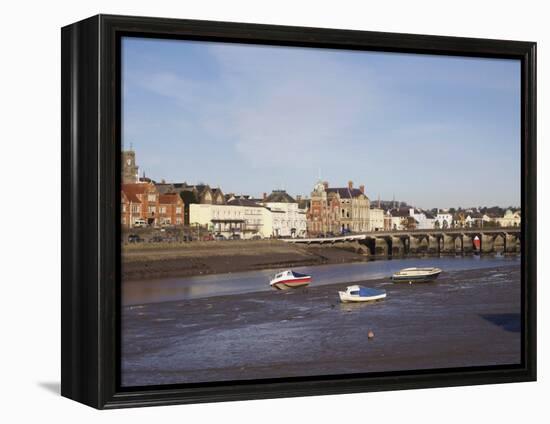 River Torridge, Bideford, Devon, England, United Kingdom, Europe-David Hughes-Framed Premier Image Canvas