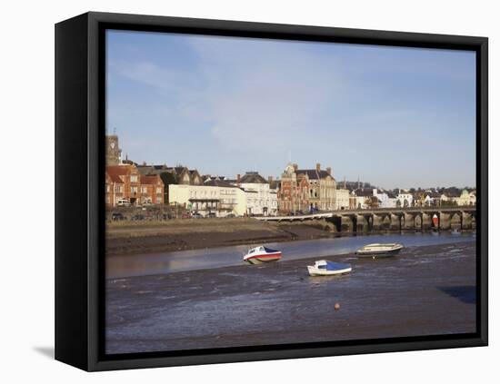 River Torridge, Bideford, Devon, England, United Kingdom, Europe-David Hughes-Framed Premier Image Canvas