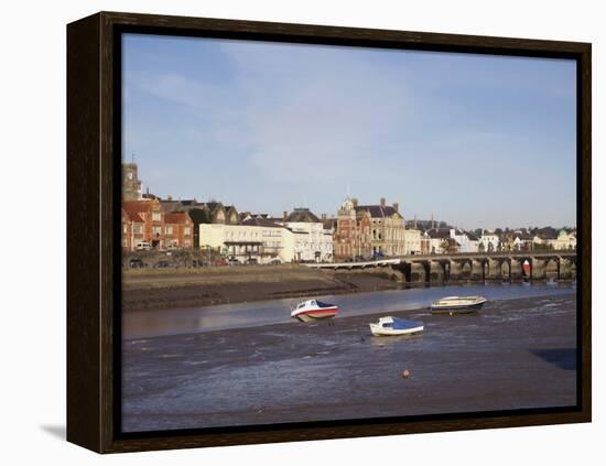 River Torridge, Bideford, Devon, England, United Kingdom, Europe-David Hughes-Framed Premier Image Canvas