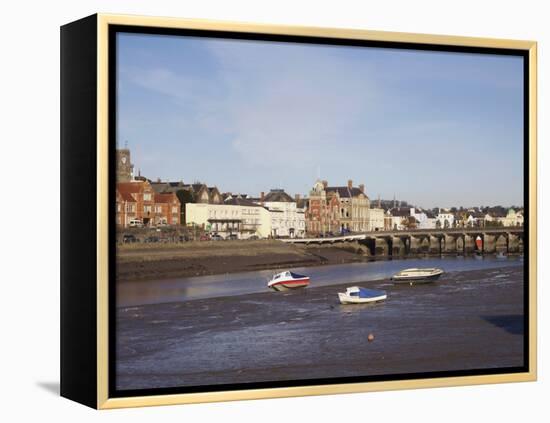 River Torridge, Bideford, Devon, England, United Kingdom, Europe-David Hughes-Framed Premier Image Canvas