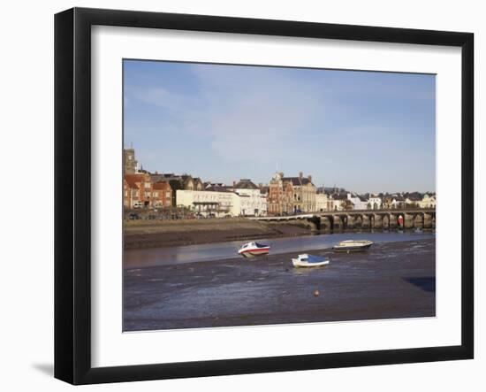 River Torridge, Bideford, Devon, England, United Kingdom, Europe-David Hughes-Framed Photographic Print