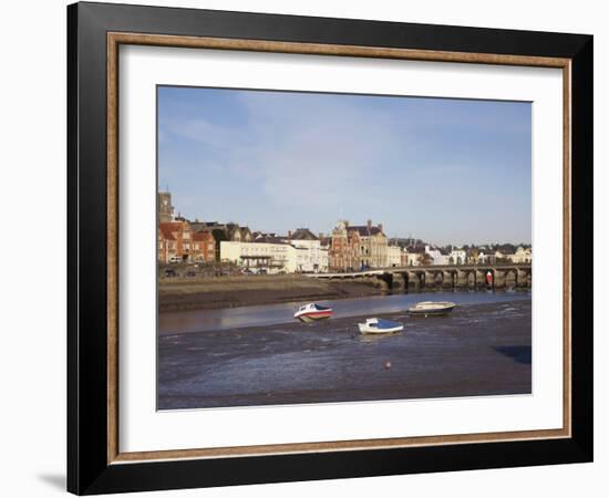 River Torridge, Bideford, Devon, England, United Kingdom, Europe-David Hughes-Framed Photographic Print
