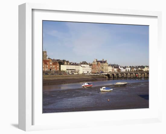 River Torridge, Bideford, Devon, England, United Kingdom, Europe-David Hughes-Framed Photographic Print