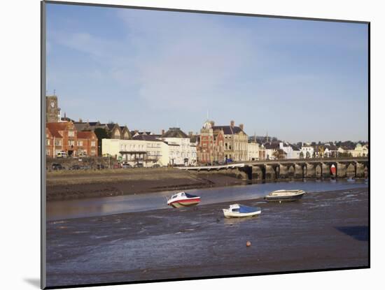 River Torridge, Bideford, Devon, England, United Kingdom, Europe-David Hughes-Mounted Photographic Print