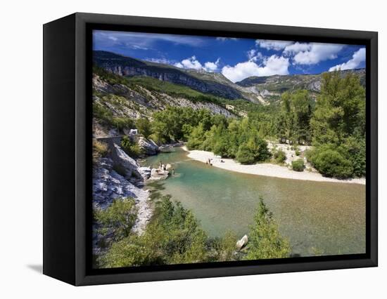 River Verdon, Gorge Du Verdon, Provence, France, Europe-David Wogan-Framed Premier Image Canvas