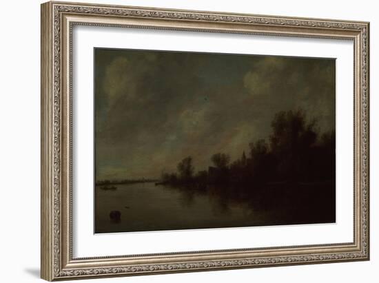 River View, 1631-Salomon Jacobsz van Ruisdael-Framed Giclee Print