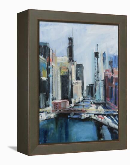 River View-Curt Crain-Framed Stretched Canvas