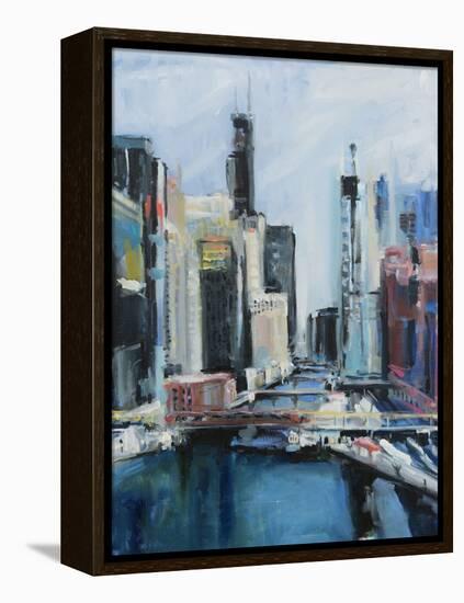 River View-Curt Crain-Framed Stretched Canvas