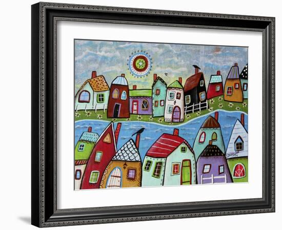 River Village 1-Karla Gerard-Framed Giclee Print