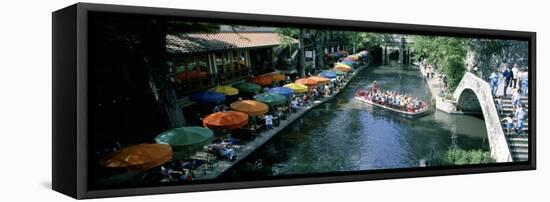 River Walk San Antonio, TX-null-Framed Premier Image Canvas