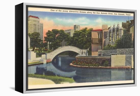 River Walk, San Antonio-null-Framed Stretched Canvas