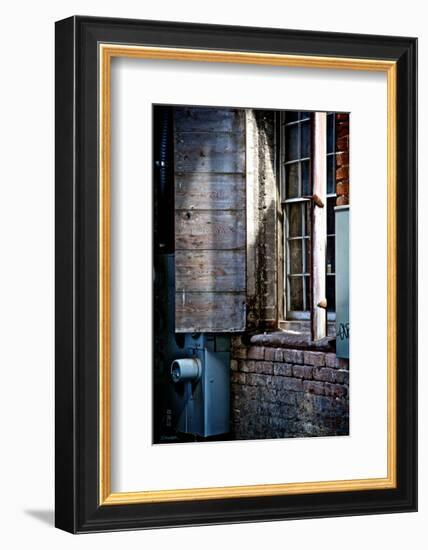 River Walk Window-Doug Nelson-Framed Art Print