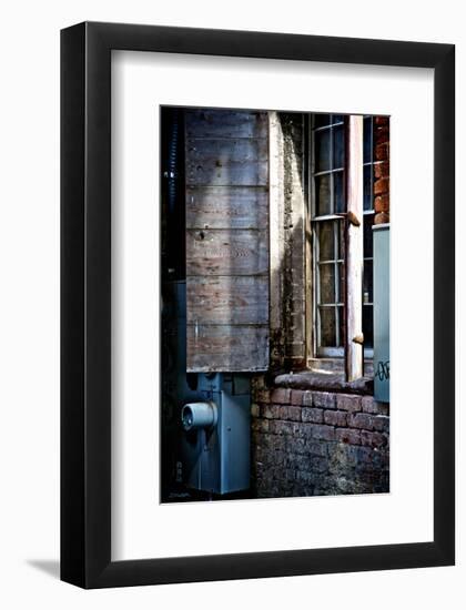 River Walk Window-Doug Nelson-Framed Art Print