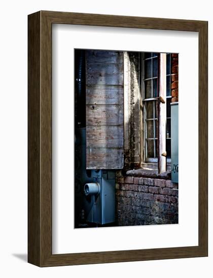 River Walk Window-Doug Nelson-Framed Art Print