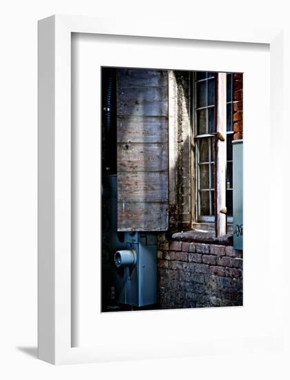 River Walk Window-Doug Nelson-Framed Art Print