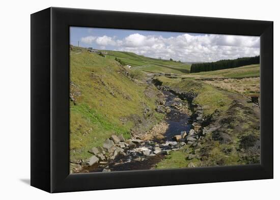 River Wear, North of England Lead Mining Museum, Killhope, Weardale, Durham-Peter Thompson-Framed Premier Image Canvas