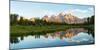 River with Teton Range in the background, Grand Teton National Park, Wyoming, USA-null-Mounted Photographic Print