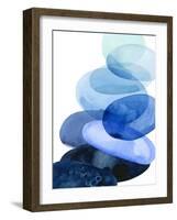 River Worn Pebbles I-Grace Popp-Framed Art Print