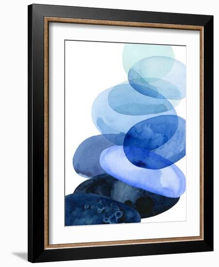 River Worn Pebbles I-Grace Popp-Framed Art Print