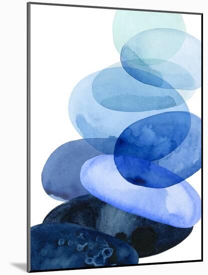 River Worn Pebbles I-Grace Popp-Mounted Art Print