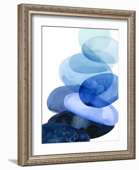 River Worn Pebbles I-Grace Popp-Framed Premium Giclee Print