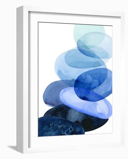 River Worn Pebbles I-Grace Popp-Framed Premium Giclee Print