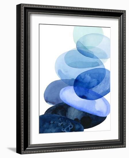 River Worn Pebbles I-Grace Popp-Framed Premium Giclee Print