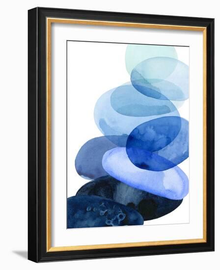 River Worn Pebbles I-Grace Popp-Framed Premium Giclee Print