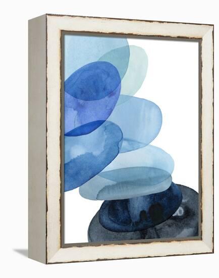 River Worn Pebbles II-Grace Popp-Framed Stretched Canvas