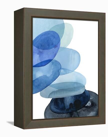 River Worn Pebbles II-Grace Popp-Framed Stretched Canvas