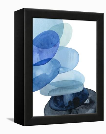 River Worn Pebbles II-Grace Popp-Framed Stretched Canvas