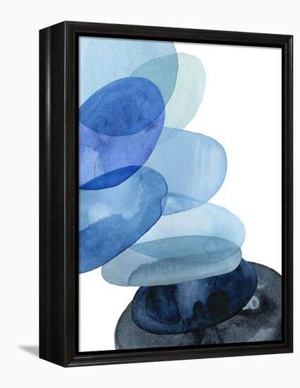 River Worn Pebbles II-Grace Popp-Framed Stretched Canvas