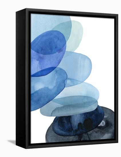 River Worn Pebbles II-Grace Popp-Framed Stretched Canvas