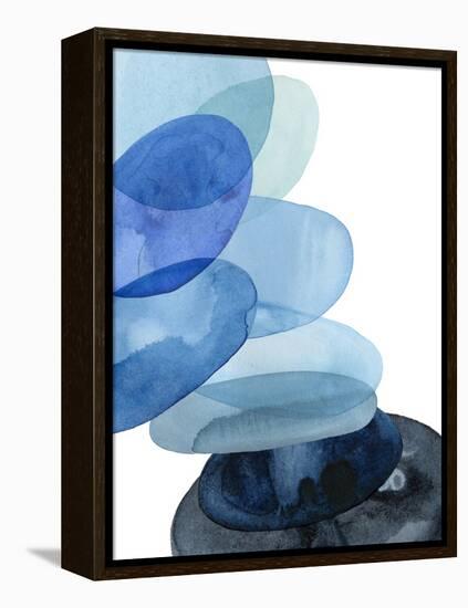 River Worn Pebbles II-Grace Popp-Framed Stretched Canvas