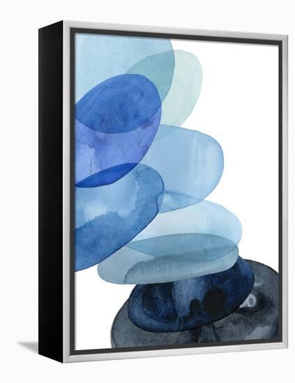 River Worn Pebbles II-Grace Popp-Framed Stretched Canvas