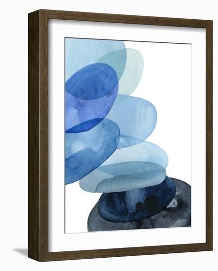 River Worn Pebbles II-Grace Popp-Framed Art Print