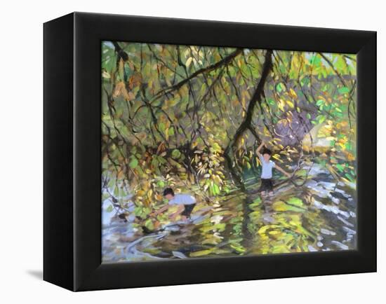 River Wye, 2008-Andrew Macara-Framed Premier Image Canvas