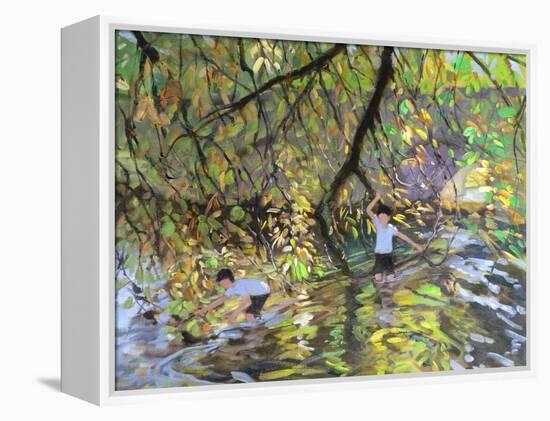 River Wye, 2008-Andrew Macara-Framed Premier Image Canvas