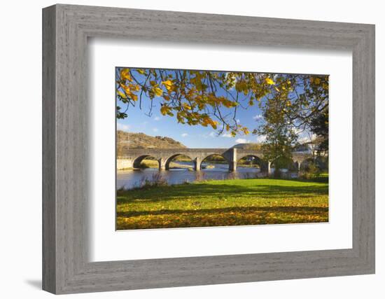 River Wye and Bridge, Builth Wells, Powys, Wales, United Kingdom, Europe-Billy Stock-Framed Photographic Print