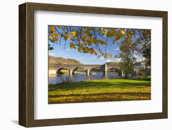 River Wye and Bridge, Builth Wells, Powys, Wales, United Kingdom, Europe-Billy Stock-Framed Photographic Print