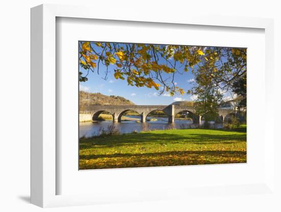 River Wye and Bridge, Builth Wells, Powys, Wales, United Kingdom, Europe-Billy Stock-Framed Photographic Print