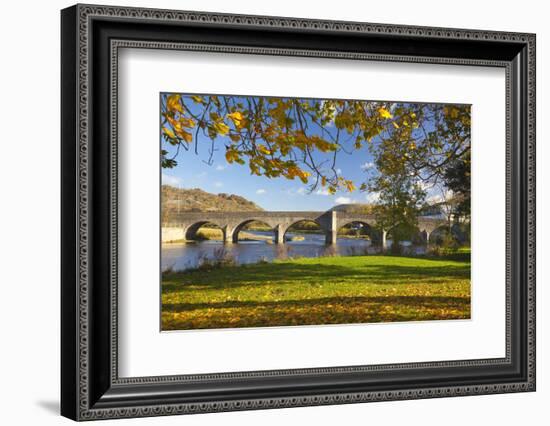 River Wye and Bridge, Builth Wells, Powys, Wales, United Kingdom, Europe-Billy Stock-Framed Photographic Print