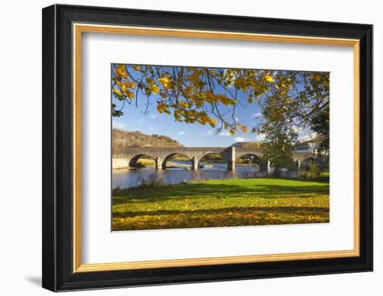 River Wye and Bridge, Builth Wells, Powys, Wales, United Kingdom, Europe-Billy Stock-Framed Photographic Print