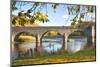 River Wye and Bridge, Builth Wells, Powys, Wales, United Kingdom, Europe-Billy Stock-Mounted Photographic Print