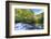 River Wye with Weir Runs Through Verdant Wood in Millers Dale, Reflections in Calm Water-Eleanor Scriven-Framed Photographic Print